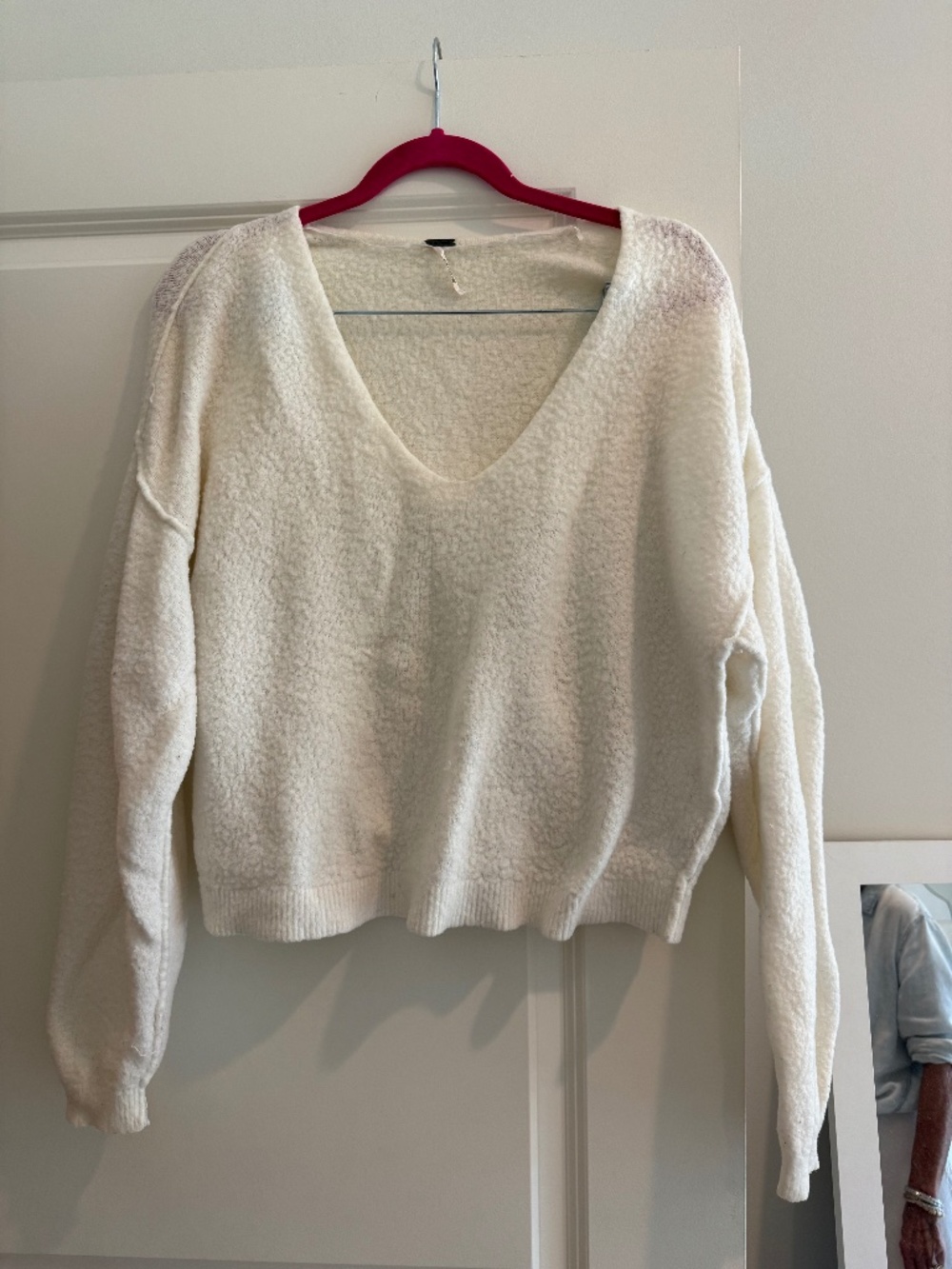 Free People White Sweater